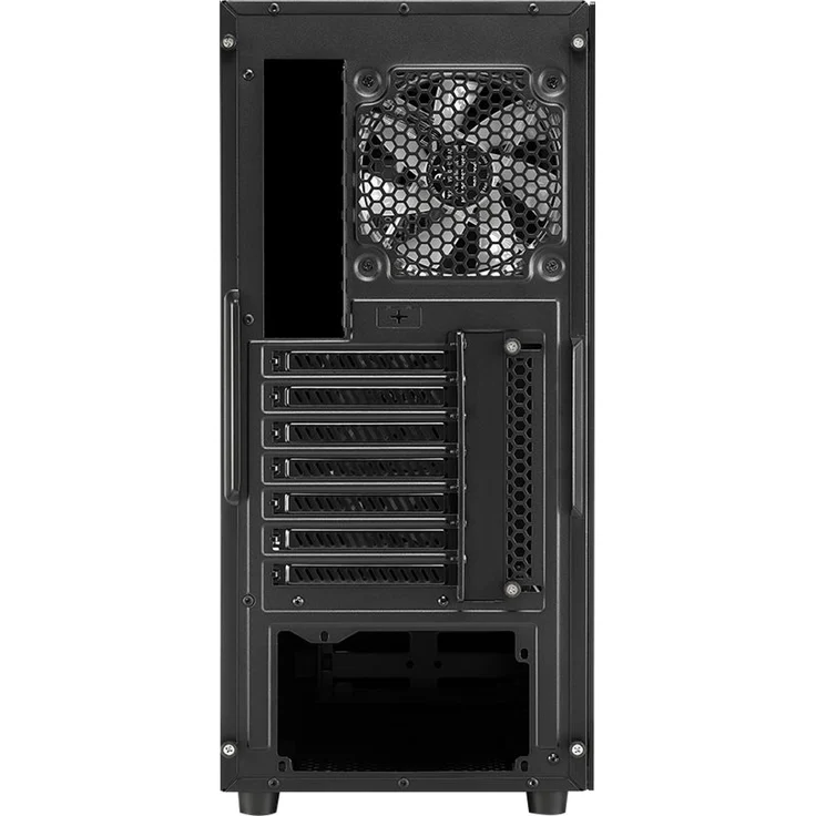 Sharkoon TG6M RGB Tower-Gehäuse, schwarz, Seitenteil aus gehärtetem Glas – Bild 4