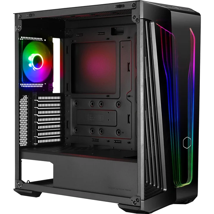 Cooler Master MasterBox 540 Tower-Gehäuse, schwarz, Tempered Glass – Bild 8