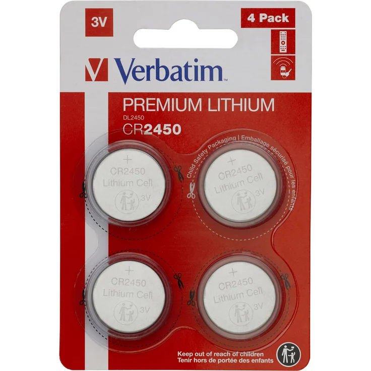 Verbatim Lithium CR2450 49535 4P – Bild 1