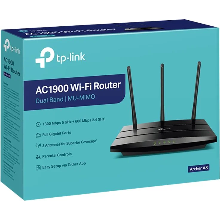 TP-LINK Archer A8 (1900Mb-s a-b-g-n-ac) DualBand – Bild 4
