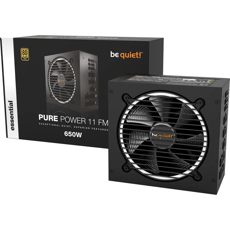 be quiet! PURE POWER 11 FM 650W Modular ATX Gold (BN318) – Bild 2