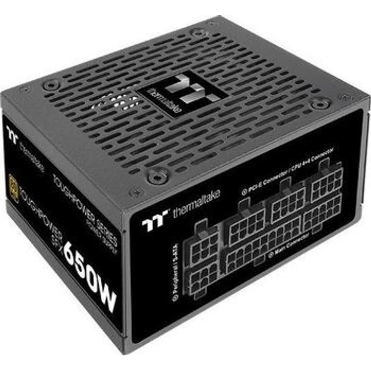 Thermaltake ToughPower SFX SFX-650AH8FKG - TT Premium Edition - Netzteil (intern) - ATX12V - SFX12V - 80 PLUS Gold - Wechselstrom 100-240 V - 650 Watt - aktive PFC - Schwarz – Bild 4