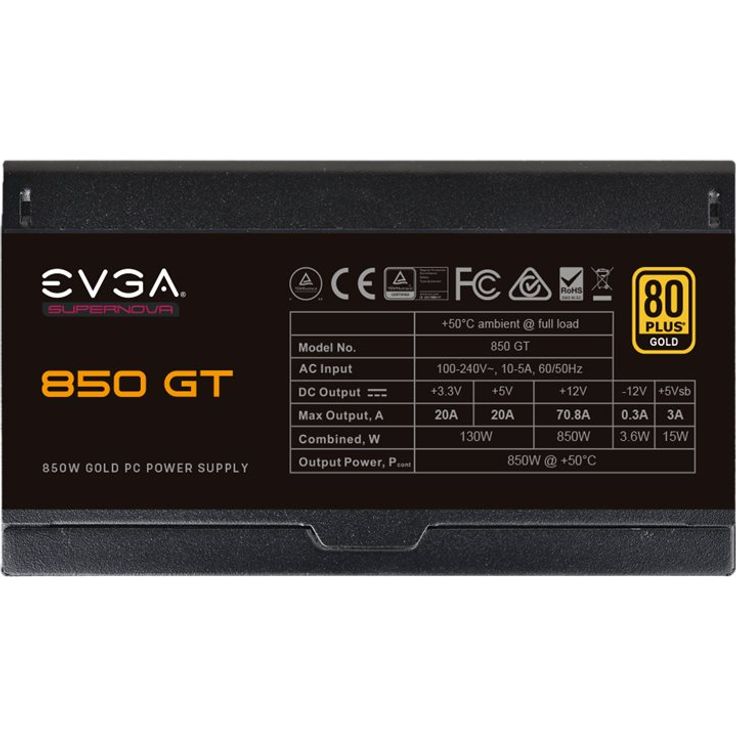 EVGA 850W SuperNOVA 850 GT Fully Modular Auto Eco (80+Gold) – Bild 4