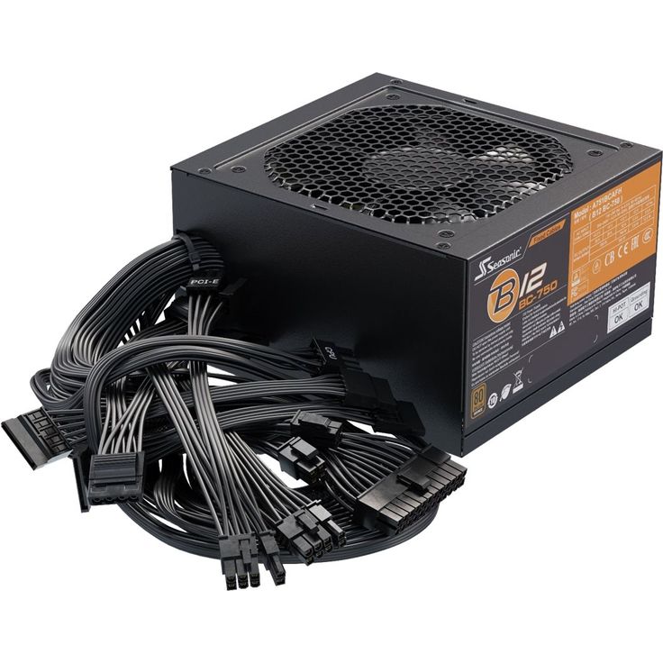 Seasonic B12 BC Netzteil 750 W 20+4 pin ATX ATX Schwarz (B12 BC-750) – Bild 5