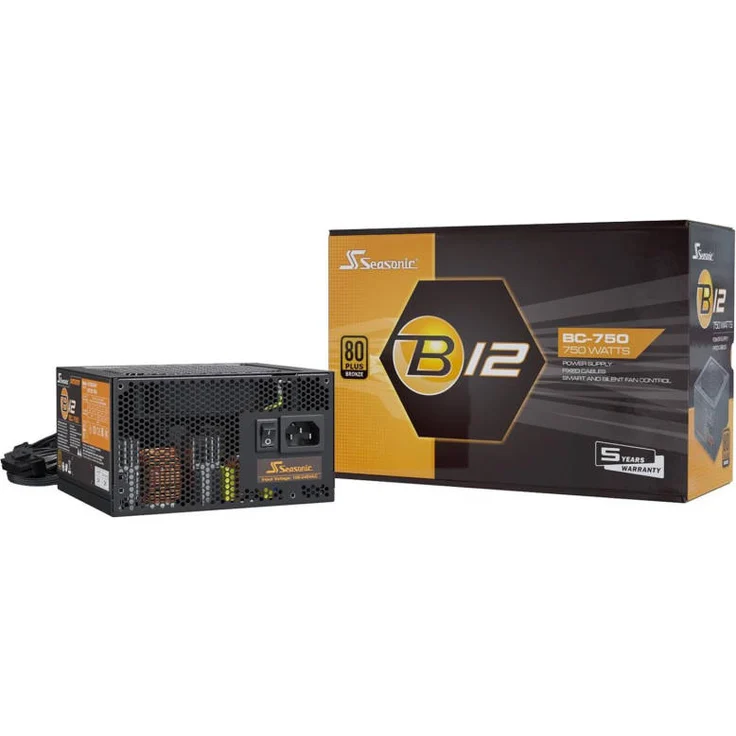 Seasonic B12 BC Netzteil 750 W 20+4 pin ATX ATX Schwarz (B12 BC-750) – Bild 4