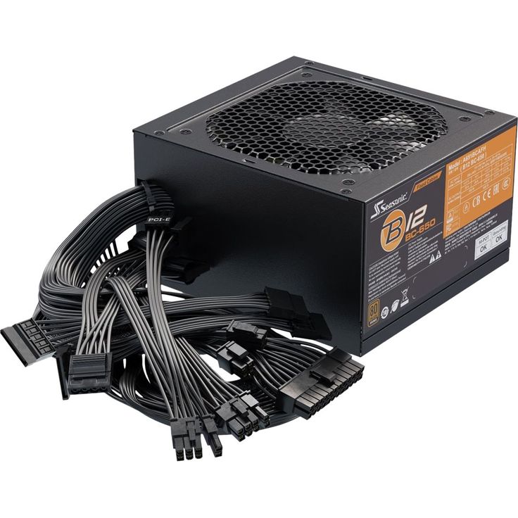 Seasonic B12 BC Netzteil 650 W 20+4 pin ATX ATX Schwarz (B12 BC-650) – Bild 10