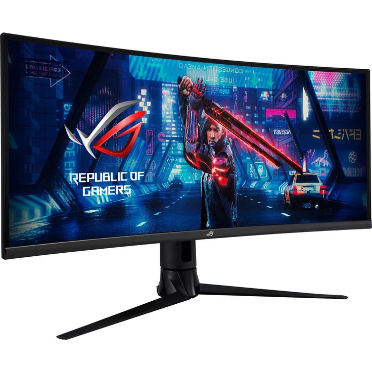 ASUS ROG Strix XG349C - 34 Zoll, UWQHD (3440 x 1440), IPS-Panel, 180Hz, 1ms, 400cd/m² (90LM06V0-B01A70) – Bild 5