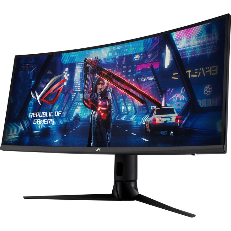 ASUS ROG Strix XG349C - 34 Zoll, UWQHD (3440 x 1440), IPS-Panel, 180Hz, 1ms, 400cd/m² (90LM06V0-B01A70) – Bild 6