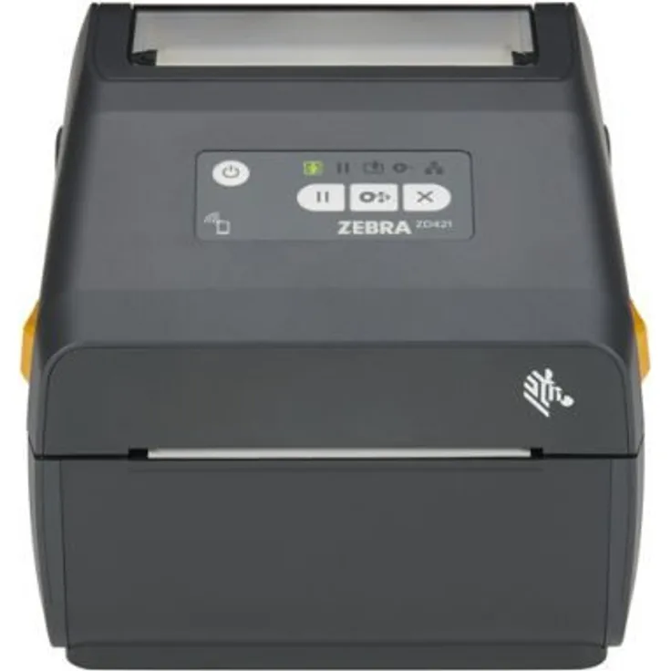 Zebra ZD421d - Etikettendrucker - Thermodirekt - Rolle (10,8 cm) - 203 dpi - bis zu 152 mm-Sek. - USB 2.0, LAN, USB-Host, NFC, Bluetooth LE - Grau