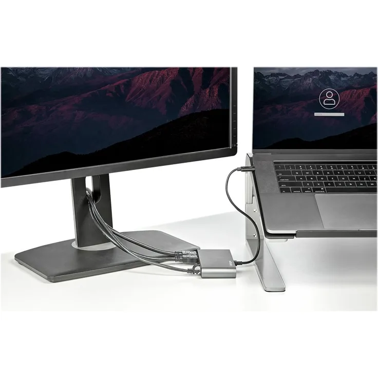 STARTECH.COM Thunderbolt 3 Mini Dock - TragbareTB3-Dockingstation mit dual Monitoren und HDMI 4K 60Hz - GbE - Mac-Windows