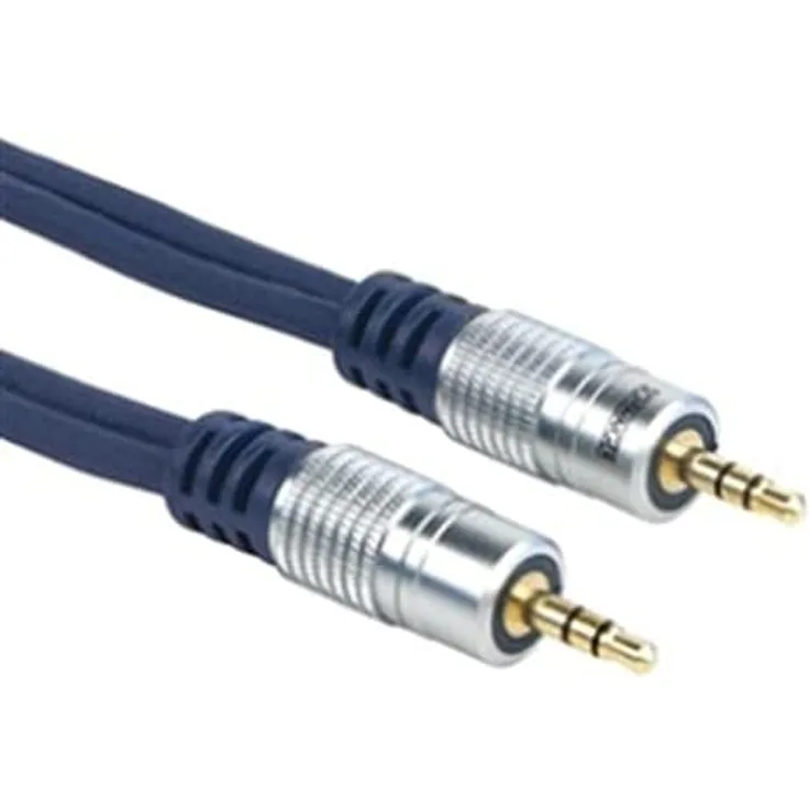 Schwaiger Audioverbindung 3,5mm 1,5m Metalls