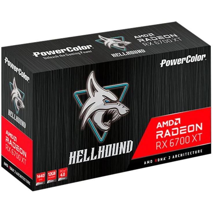 PowerColor AXRX 6700XT 12GBD6-3DHL Grafikkarte AMD Radeon RX 6700 XT 12 GB GDDR6 (AXRX 6700XT 12GBD6-3DHL) – Bild 2