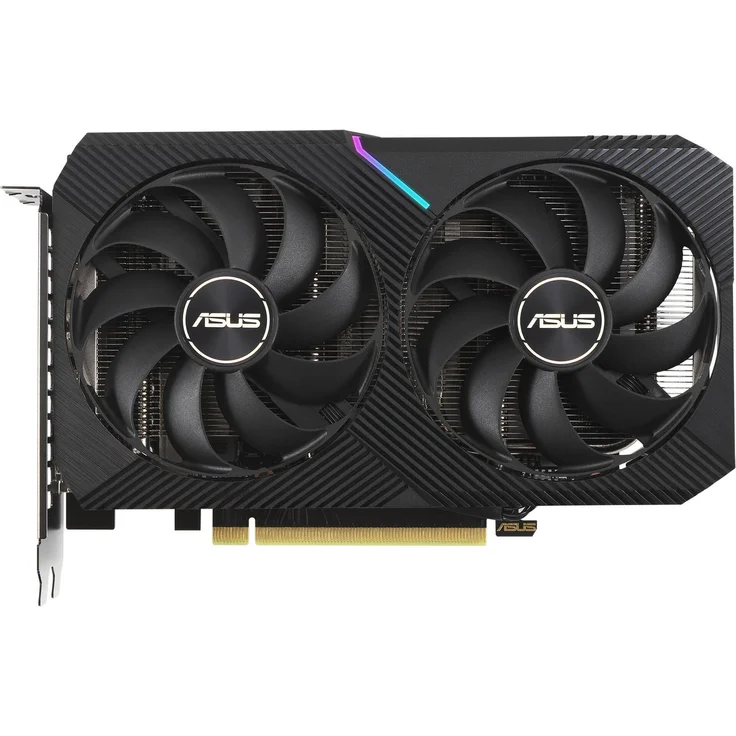 ASUS GeForce Dual RTX 3060 12GB V2 OC Edition Gaming Grafikkarte (GDDR6 Speicher, PCIe 4.0, 1x HDMI 2.1, 3x DisplayPort 1.4a (90YV0GB2-M0NA10) – Bild 2
