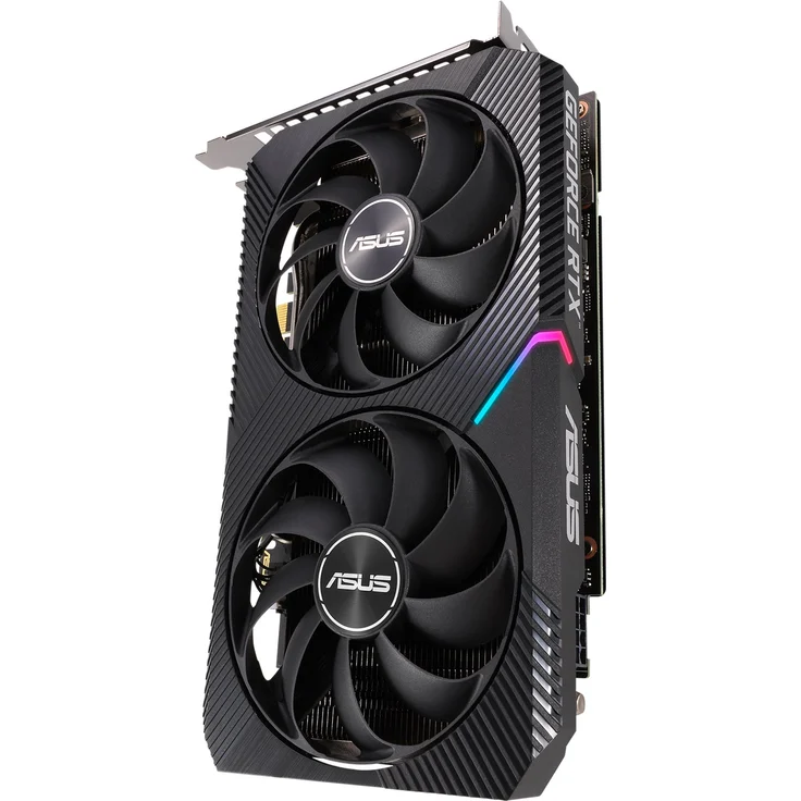 ASUS GeForce Dual RTX 3060 12GB V2 OC Edition Gaming Grafikkarte (GDDR6 Speicher, PCIe 4.0, 1x HDMI 2.1, 3x DisplayPort 1.4a (90YV0GB2-M0NA10) – Bild 4
