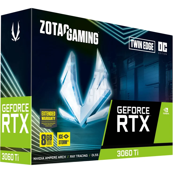 Zotac GAMING GeForce RTX 3060 Ti Twin Edge OC LHR NVIDIA 8 GB GDDR6 (ZT-A30610H-10MLHR) – Bild 2