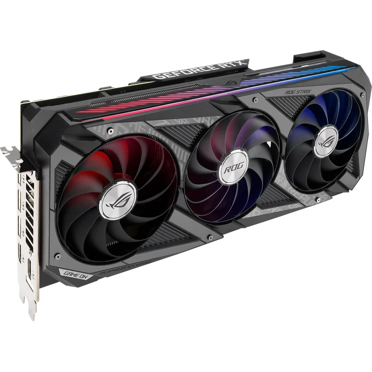 ASUS ROG Strix GeForce RTX 3070 TI 8GB OC Edition Gaming Grafikkarte (GDDR6 Speicher, PCIe 4.0, 2x HDMI 2.1, 3x DisplayPort 1.4a, 1x USB-C mit DisplayPort 1.4a, ROG-STRIX-RTX3070TI-O8G-GAMING – Bild 3