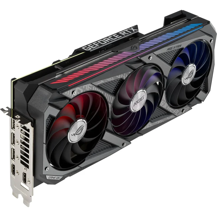 ASUS ROG Strix GeForce RTX 3070 TI 8GB OC Edition Gaming Grafikkarte (GDDR6 Speicher, PCIe 4.0, 2x HDMI 2.1, 3x DisplayPort 1.4a, 1x USB-C mit DisplayPort 1.4a, ROG-STRIX-RTX3070TI-O8G-GAMING – Bild 4