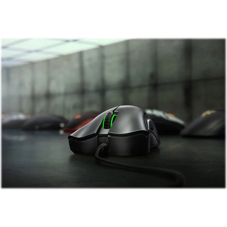 Razer DeathAdder Essential - Gaming Maus Schwarz, kabelgebunden, USB, LED Abtastung, 6400 DPI, 5 Maustasten, Beleuchtung (RZ01-03850100-R3M1) – Bild 4