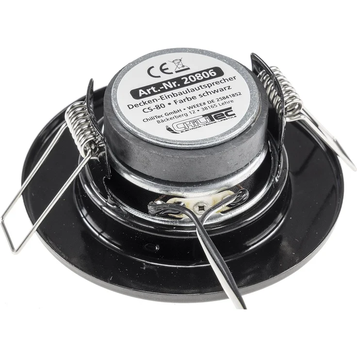 Decken-Einbaulautsprecher CHILITEC Mini, 12 W, schwarz – Bild 6