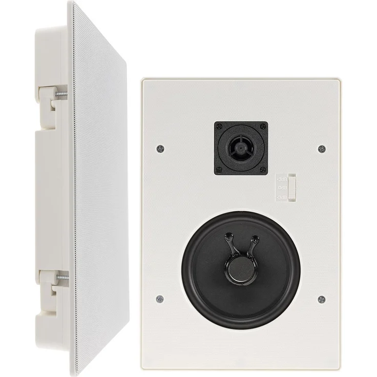 Einbaulautsprecher CHILITEC CTE-34E, 120 W, eckig, weiß – Bild 2