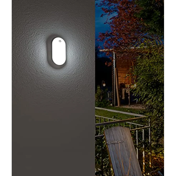 Brennenstuhl LED Ovalleuchte OL 1650 (15W, 1680lm, 4000K, IP65, Kellerleuchte zur Wandmontage) – Bild 5