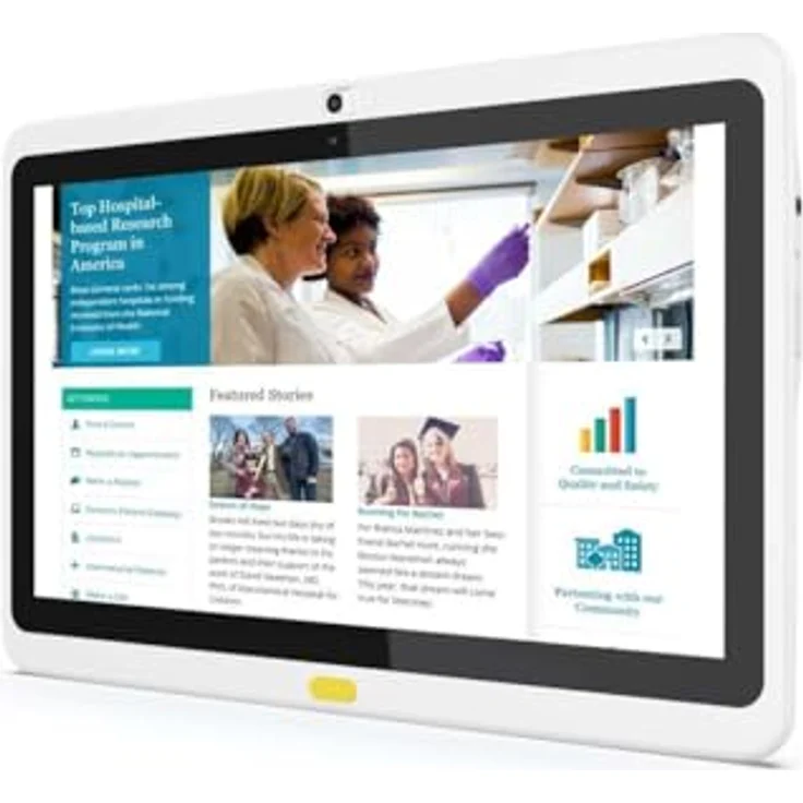 ALLNET MedTab130, 13 Zoll PoE Tablet mit RK3568, Android 11, 4GB RAM, 16GB Speicher