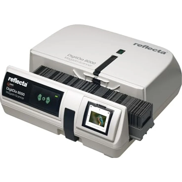 Reflecta DigitDia 8000, Magazinscanner mit 10.000 DPI, automatischer Retusche und RAW-Output, USB 2.0 – Bild 2
