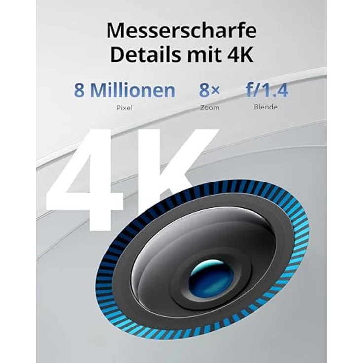 Anker Eufy Security S330 eufyCam 3, kabellose 4K Netzwerkkamera mit Solarbetrieb, farbige Nachtsicht und BionicMind K.I., Weiss – Bild 3