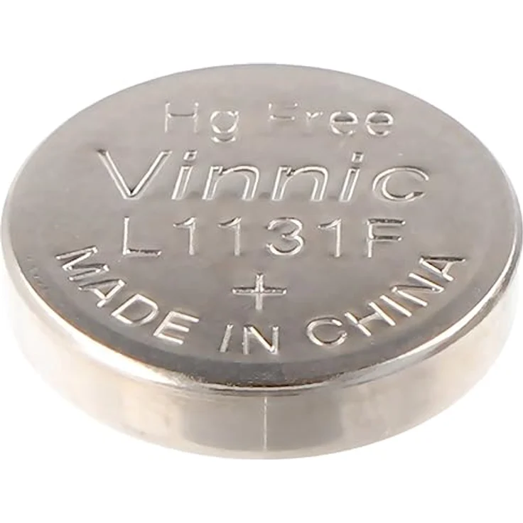 VINNIC 10 Stück Knopfzelle AG10, LR54, L1131F, LR1130, 189, RW89 Knopfzelle - Silber, 1,5 Volt, 65mAh, 10 Stück, sehr geringe Selbstentladung – Bild 3
