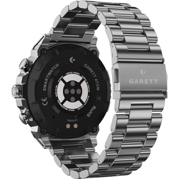 Garett Atom 47 mm, SmartWatch mit Fitness-Tracking und Smart-Funktionen, silber – Bild 5