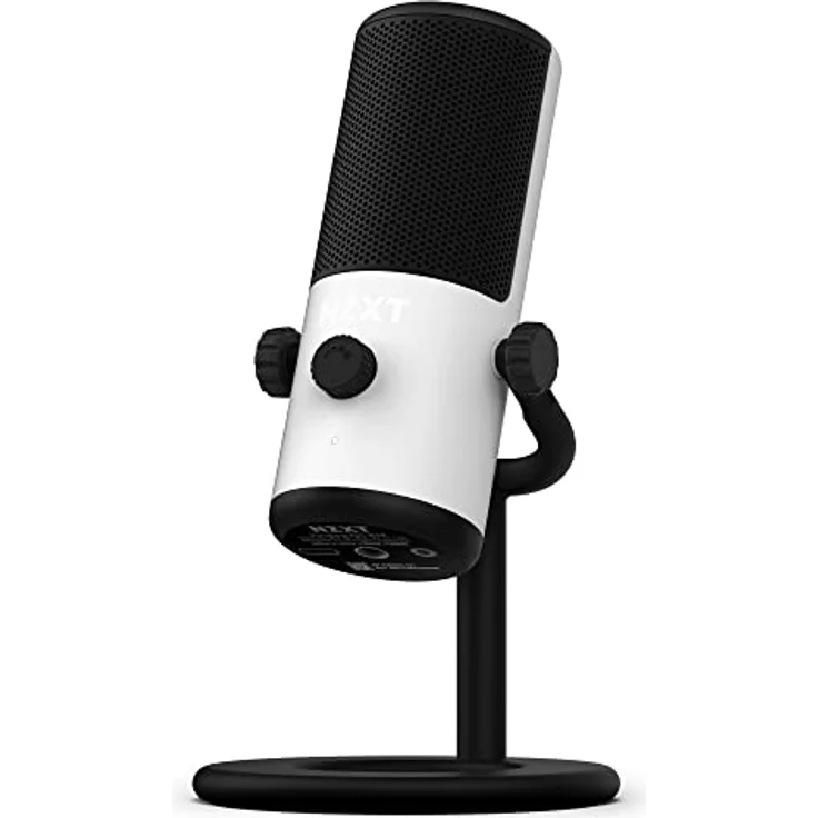 Nzxt Capsule Mini USB-Mikrofon - AP-WMMIC-W1 - Hohe Auflösung – Nierenförmige Richtcharakteristik – Ideal für Streaming, Content Creation und Podcasting – Integrierter Pop-Filter – Weiß – Bild 1