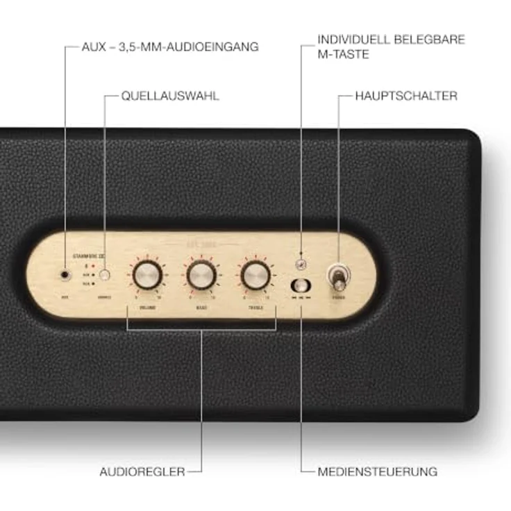 Marshall Stanmore IV Bluetooth-Lautsprecher Stereo (Bluetooth) – Bild 6