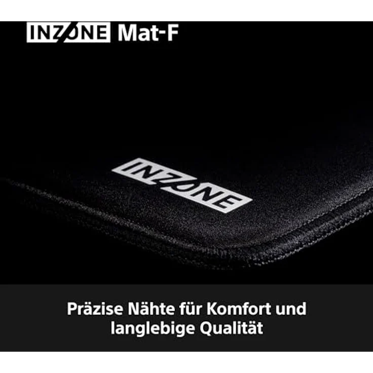 SONY INZONE Mat-F Gaming-Mauspad, 400 mm x 480 mm, rutschfeste SlimFlex-Basis, 6 mm Komfortschaum, schwarz – Bild 6