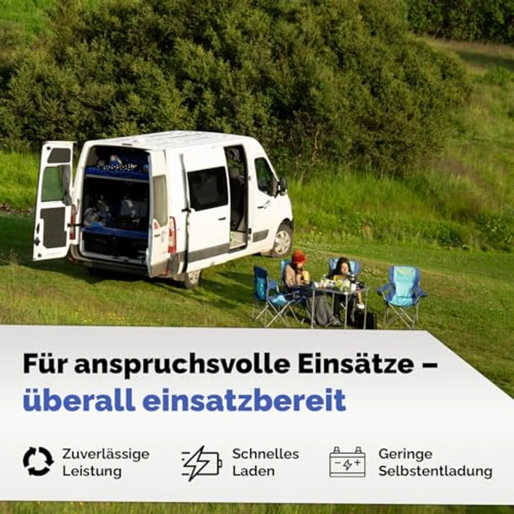 Electronicx AGM-Batterie Caravan Edition V2, 140 Ah 12 V für Wohnmobile und Boote, wartungsfrei und langlebig – Bild 3