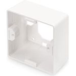 Digitus DN-93803 Aufputzrahmen Weiß (RAL 9003) für Keystone Leerdosen, ideal zur Erweiterung von Datenanschlussdosen
