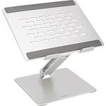 Amazon Basics Verstellbarer, ergonomischer Laptopständer, Multi-Winkel mit Wärmeableitung, für Laptops mit den Maßen 10 (25,4 cm) bis 17 Zoll (43,2 cm)