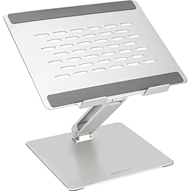 Amazon Basics Verstellbarer, ergonomischer Laptopständer, Multi-Winkel mit Wärmeableitung, für Laptops mit den Maßen 10 (25,4 cm) bis 17 Zoll (43,2 cm) – Bild 1