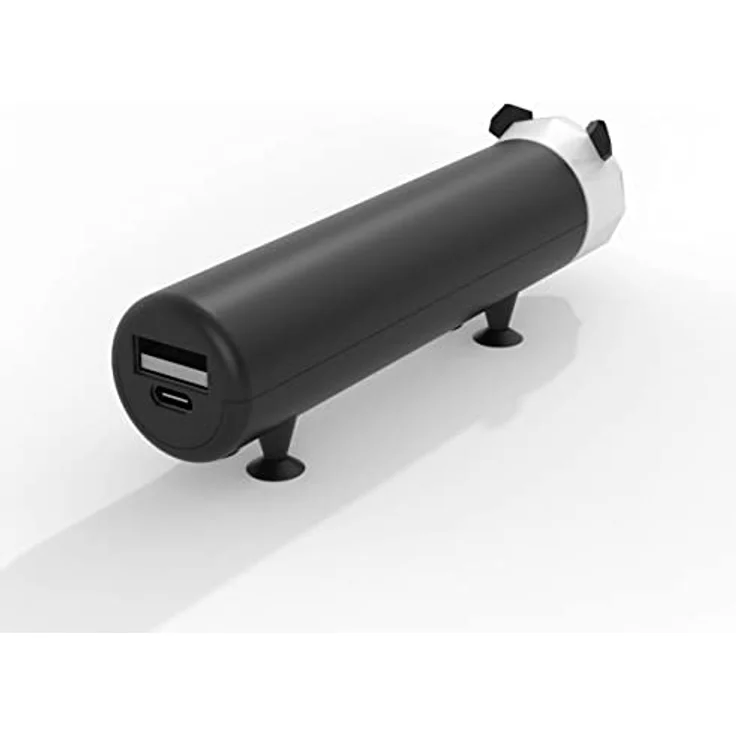 Power Pet Externer Backup-Akku, tragbares Ladegerät für Smartphone, Kapazität 4800 mAh, lädt 2 Akkus – weich zu berühren (Panda) – Bild 2
