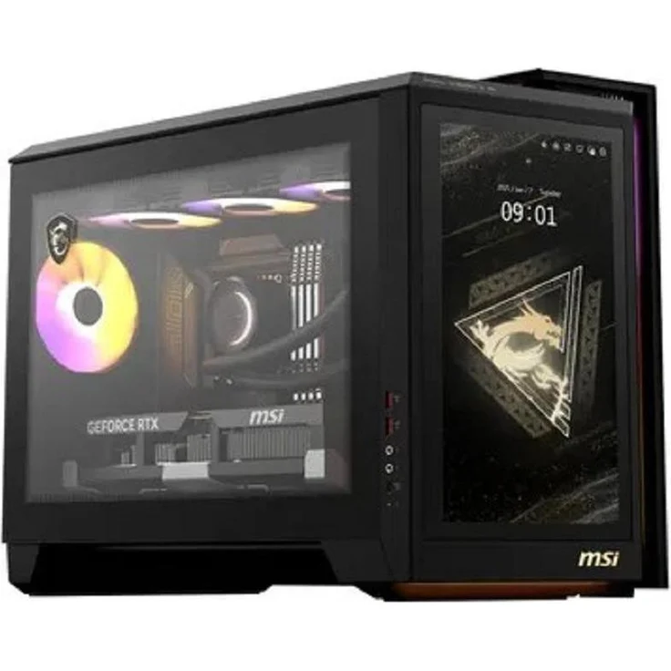 MSI MEG Vision X AI 2NVR7-236AT, Desktop-PC mit Intel Core Ultra 7, 20 Kernen, 64 GB RAM, NVIDIA GeForce RTX 5070 Ti, 2048 GB SSD, Schwarz