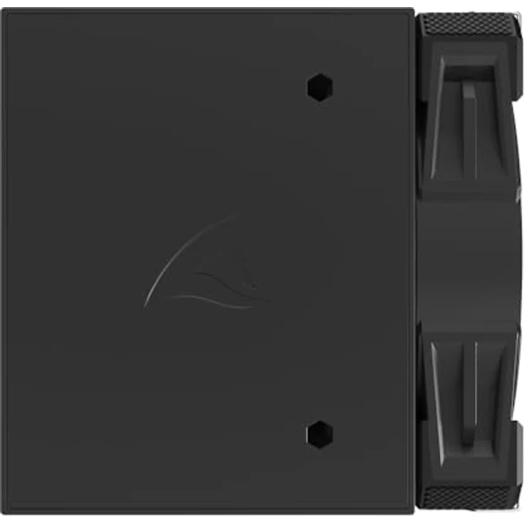 Sharkoon A60 Black Air Cooler, 156 mm CPU Kühler mit 260 W TDP, zwei 120 mm Lüftern, variabler Lüftergeschwindigkeit von 500 bis 1800 RPM, Schwarz – Bild 9