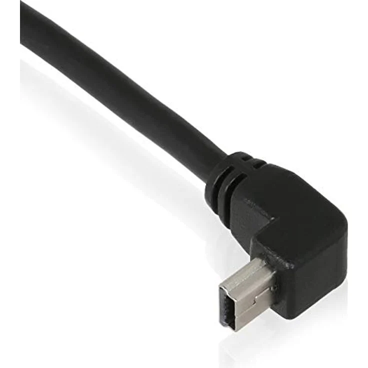 Wicked Chili USB 2.0 Hi-Speed Datenkabel mini USB abgewinkelt 90°, 180 cm, schwarz, für Garmin nüvi Modelle – Bild 5