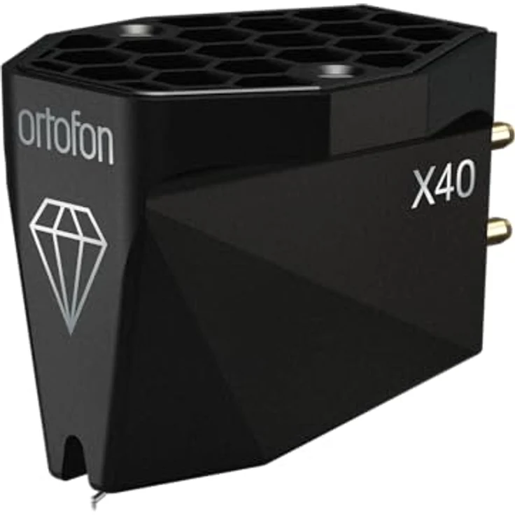Ortofon MC X40, Moving-Coil Tonabnehmer mit Nude Shibata Nadel, schwarz, 0,4 mV Ausgangsspannung – Bild 1