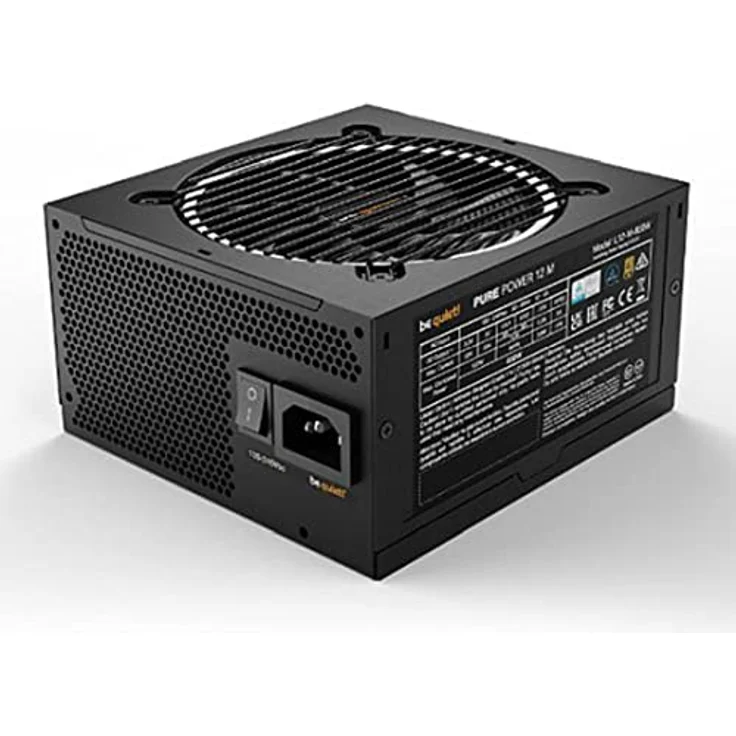 be quiet! Pure Power 12 M 850W, ATX 3.0- und PCIe 5.0 kompatibel, 80 PLUS Gold, moduleres Netzteil, 12VHPWR-Kabel inkludiert, 120mm be quiet! Lüfter, BN344 – Bild 2