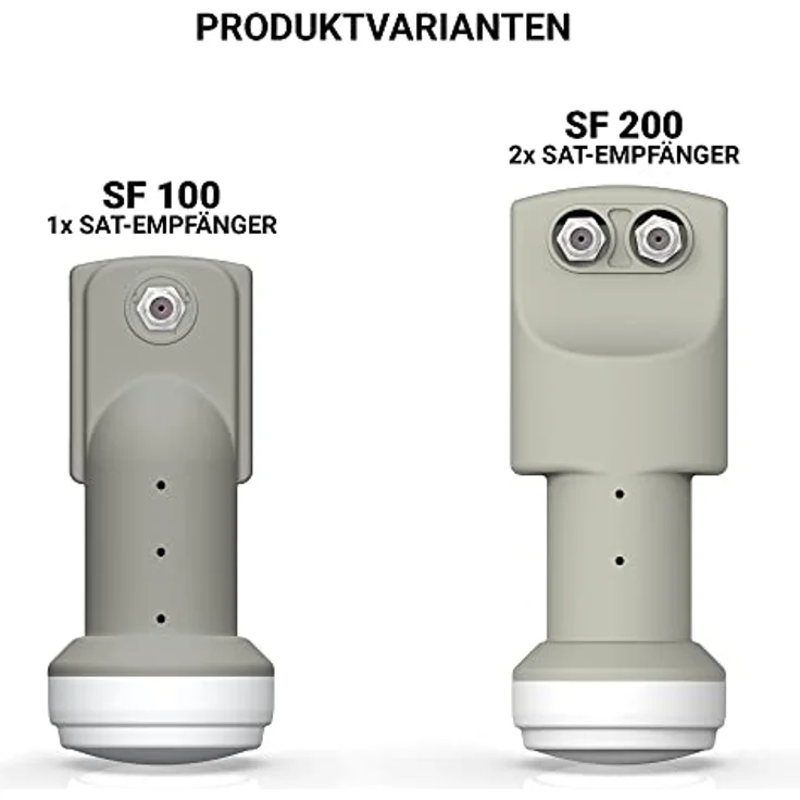 Xoro SF 100 - Single LNB mit integriertem digitalem SAT-Finde, ideal für Camping, schnelle und einfache Ausrichtung, Anzeige der Signalstärke direkt am LNB – Bild 3