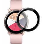 MSM 2x 3D Schutzglas für Samsung Galaxy Watch Active 2 40 mm, Full Screen CURVED Panzerfolie