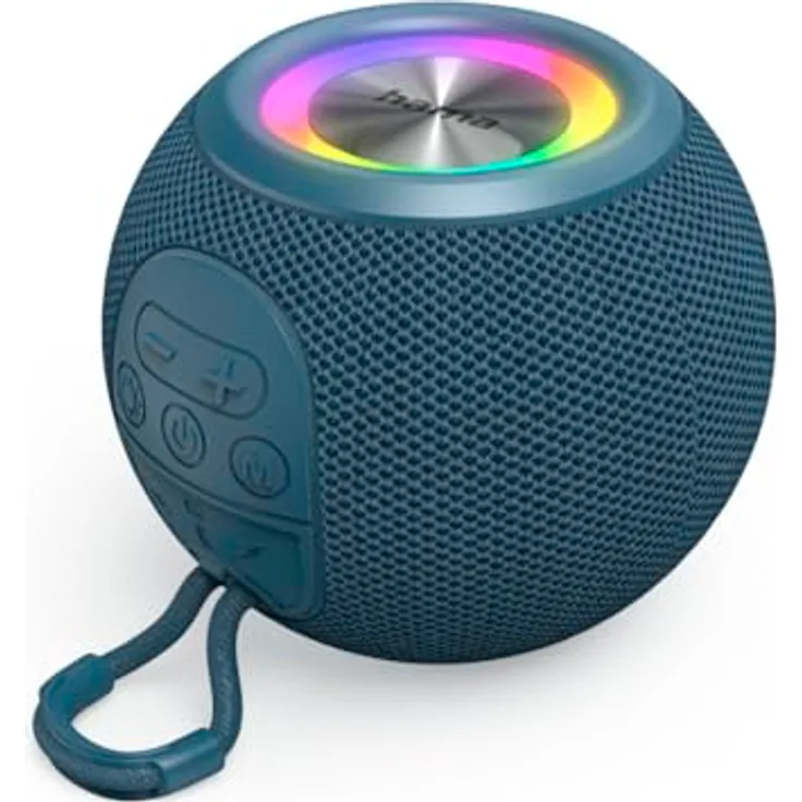 Hama Bluetooth® Speaker Ball Shape, 5 W Leistung, 5 Lichtmodi, blau