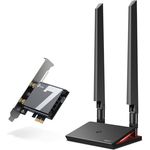 TP-Link Archer TBE550E WLAN-Karte für PC, Tri-Band BE9300 Wi-Fi 7 Bluetooth 5.4 PCIe Adapter, WPA3, mehrfarbige Status-LED, nur für Windows 11 (64-Bit)