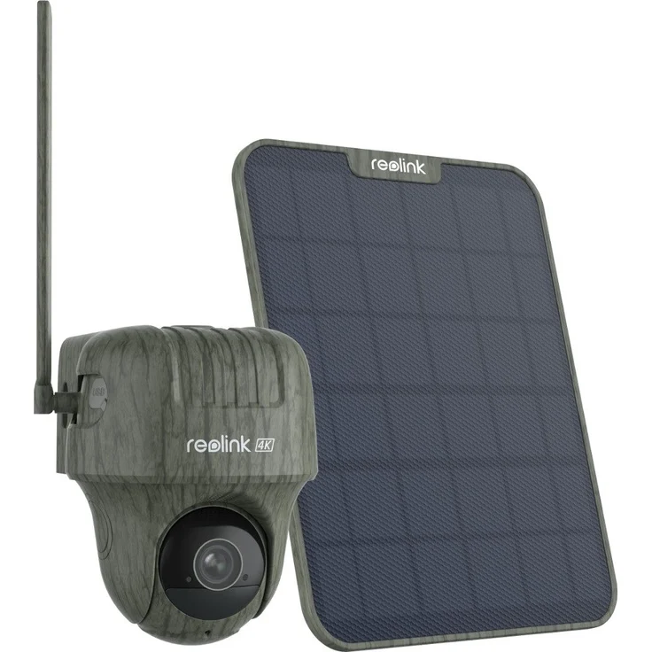 Reolink Wildkamera Go Ranger PT 4K 8MP (Außenbereich, 1-tlg., 4G, Tiererkennung, No-Glow, Bewegungsmelder, 355°/90° Schwenk, 2-Weg-Audio)