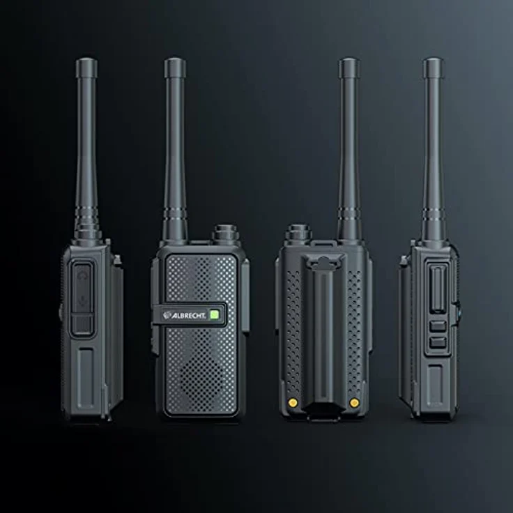 Albrecht Tectalk Worker 3, 2er Kofferset, 29825, PMR446-Funkgeräte, robuste Walkie-Talkies für Baustelle, Security, Betrieb, Outdoor, inkl. Zubehör  – Bild 4