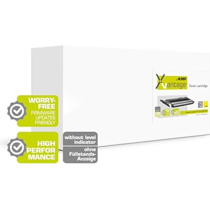 KMP Xvantage Tonerkartusche HP 117A Yellow (W2072A), kompatibel für Color Laser 150a, 150nw, Reichweite 700 Seiten, 40 g